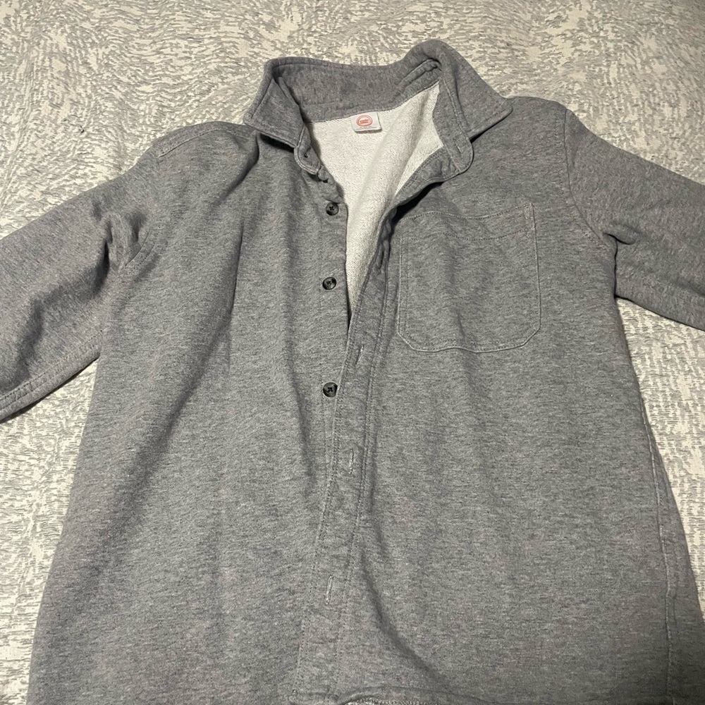 Wonder Nation Gray Button Down Shirt
